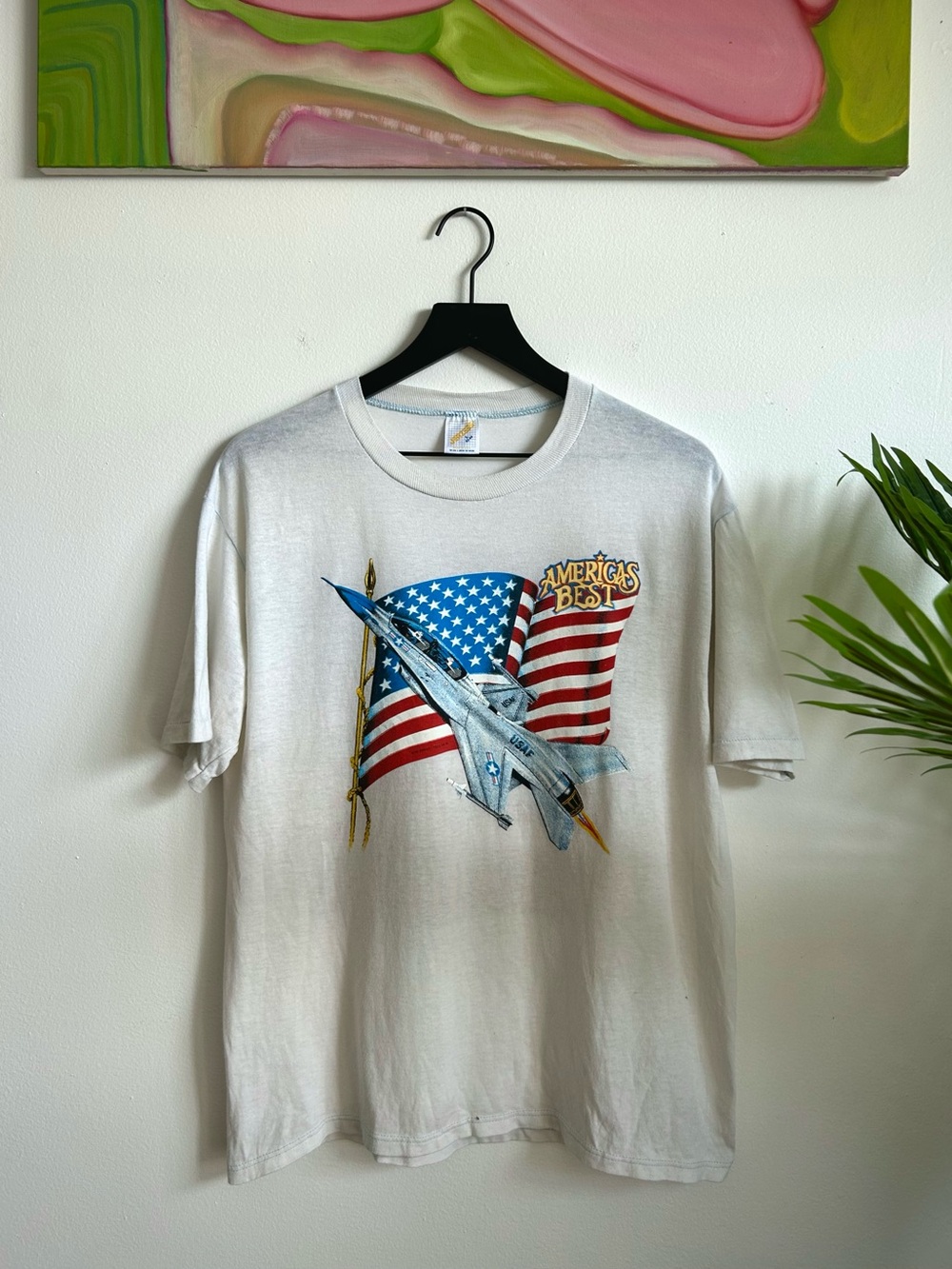 Vintage 1986 USAF Fighter Jet Tee